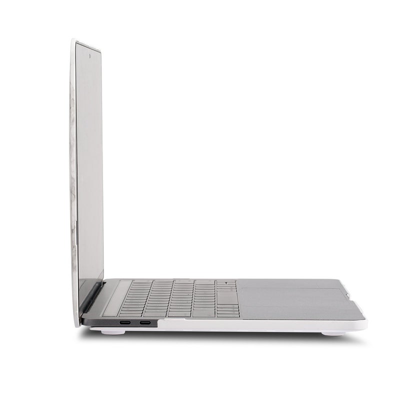 RUBAN Case for MacBook Pro 15 inch 2019 2018 2017 2016 Release A1990/A1707 with Touch Bar, Plastic Hard Shell Cover, White Marble - Image 5